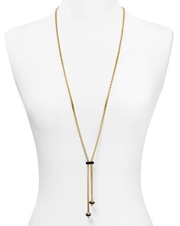 michael kors triangle necklace|Michael Kors sterling silver necklace.